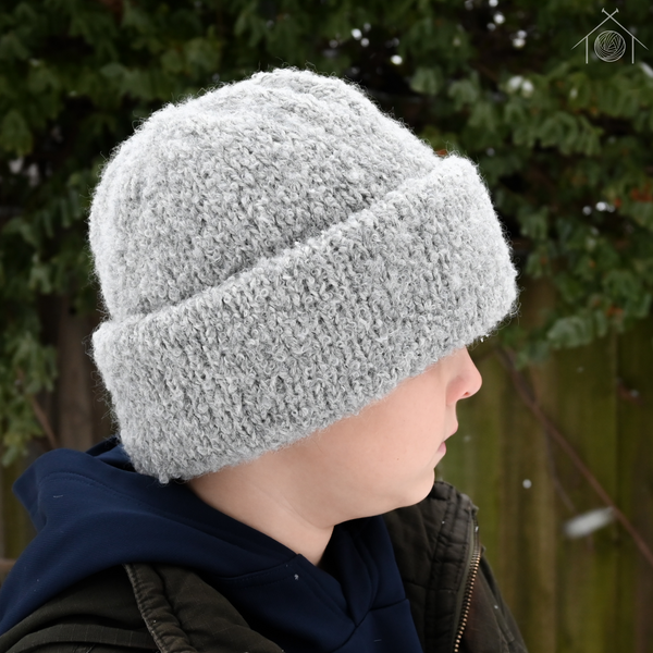 Dobbie Hat Boucle Version Yarn Pack