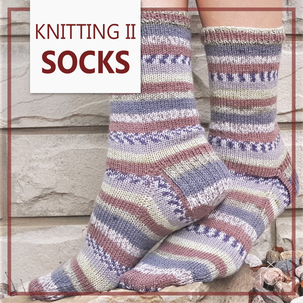 Knitting II - Socks (Evening); January 15th, 22nd and 29th, 2025