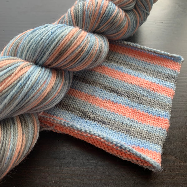 Comfy Cozy Knits Self-Striping Sock