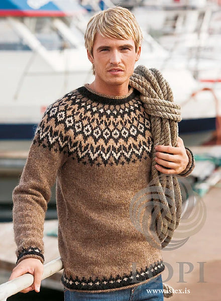 Riddari Sweater Yarn Pack (Brown) – Galt House of Yarn